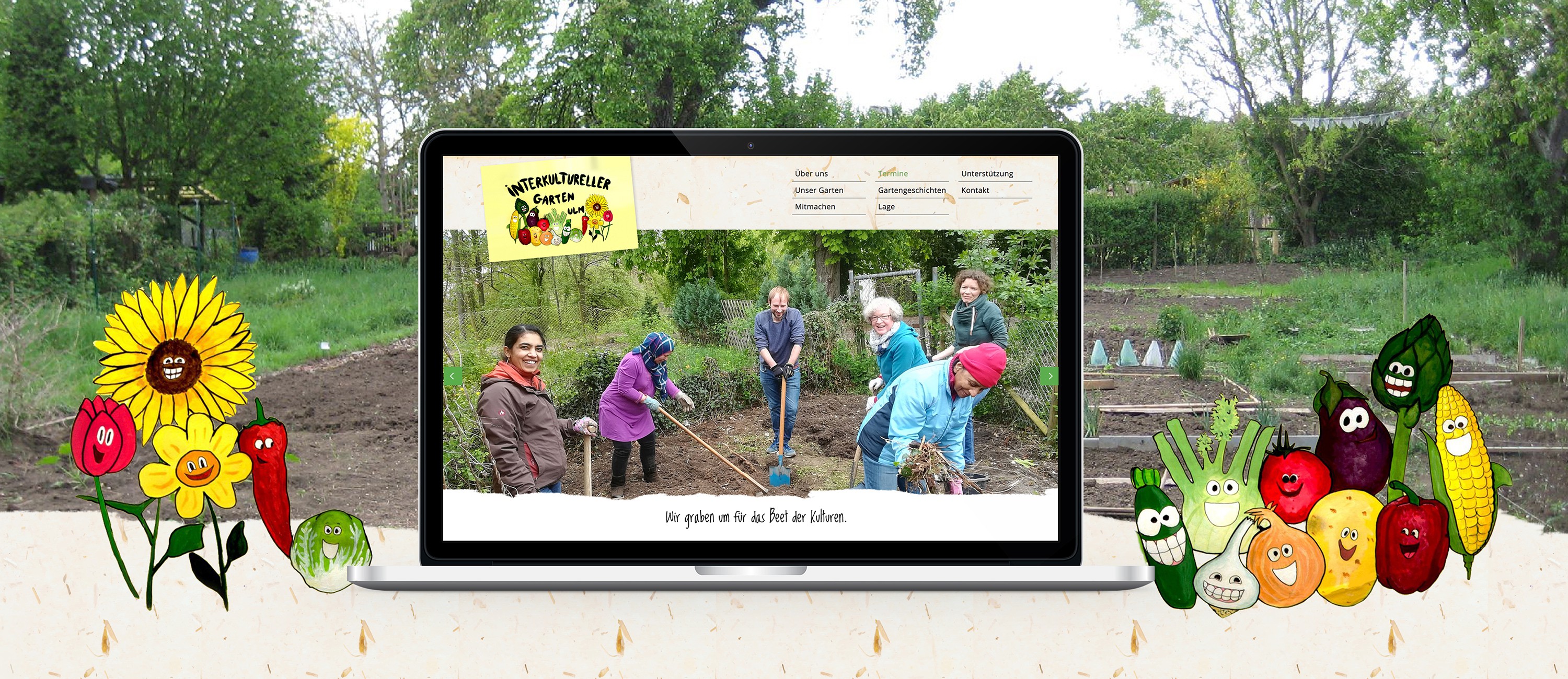 Introbild für das Projekt Interkultureller Garten Ulm